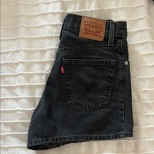 Levi's Charcoal Denim Shorts